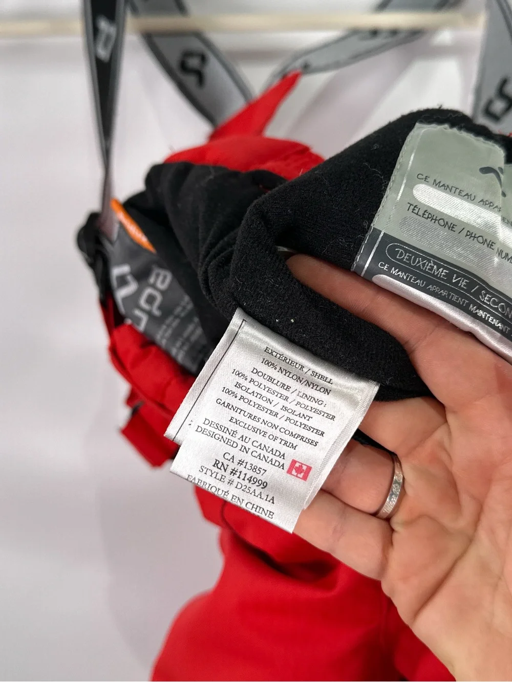 Jupa Dridux Insulated Ski Bib Pants Waterproof Snow Gear Red Black Size 6